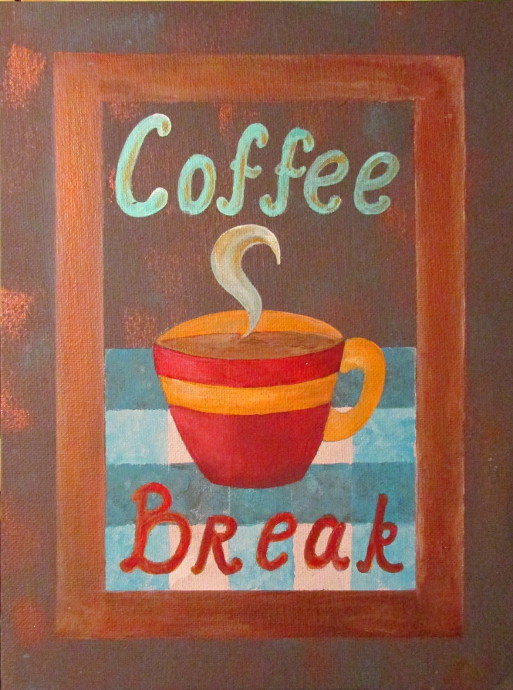 Coffee and Tea Painting