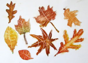 Crayon Resist Fall Leaves Art Lesson - Happy Family Art