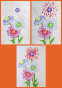 Painting Daisies Using Negative Watercolor Painting - Happy Family Art