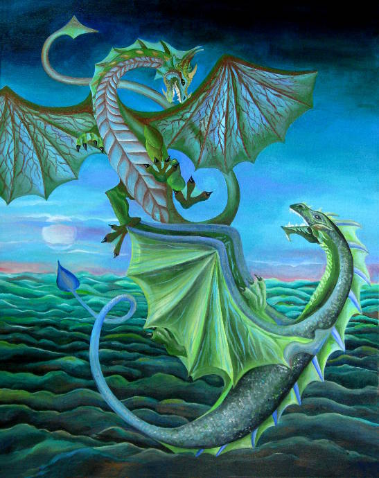 Dragons - Happy Family Art