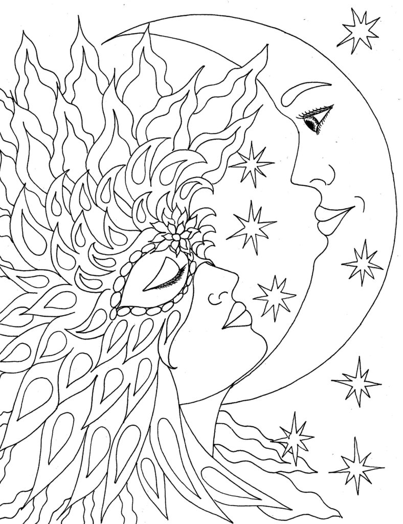 Coloring Pages - Happy Family Art